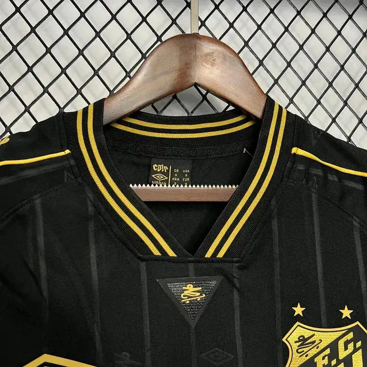 Santos maillot foot " Noir "2024 2025 "Charlie Brown Jr"