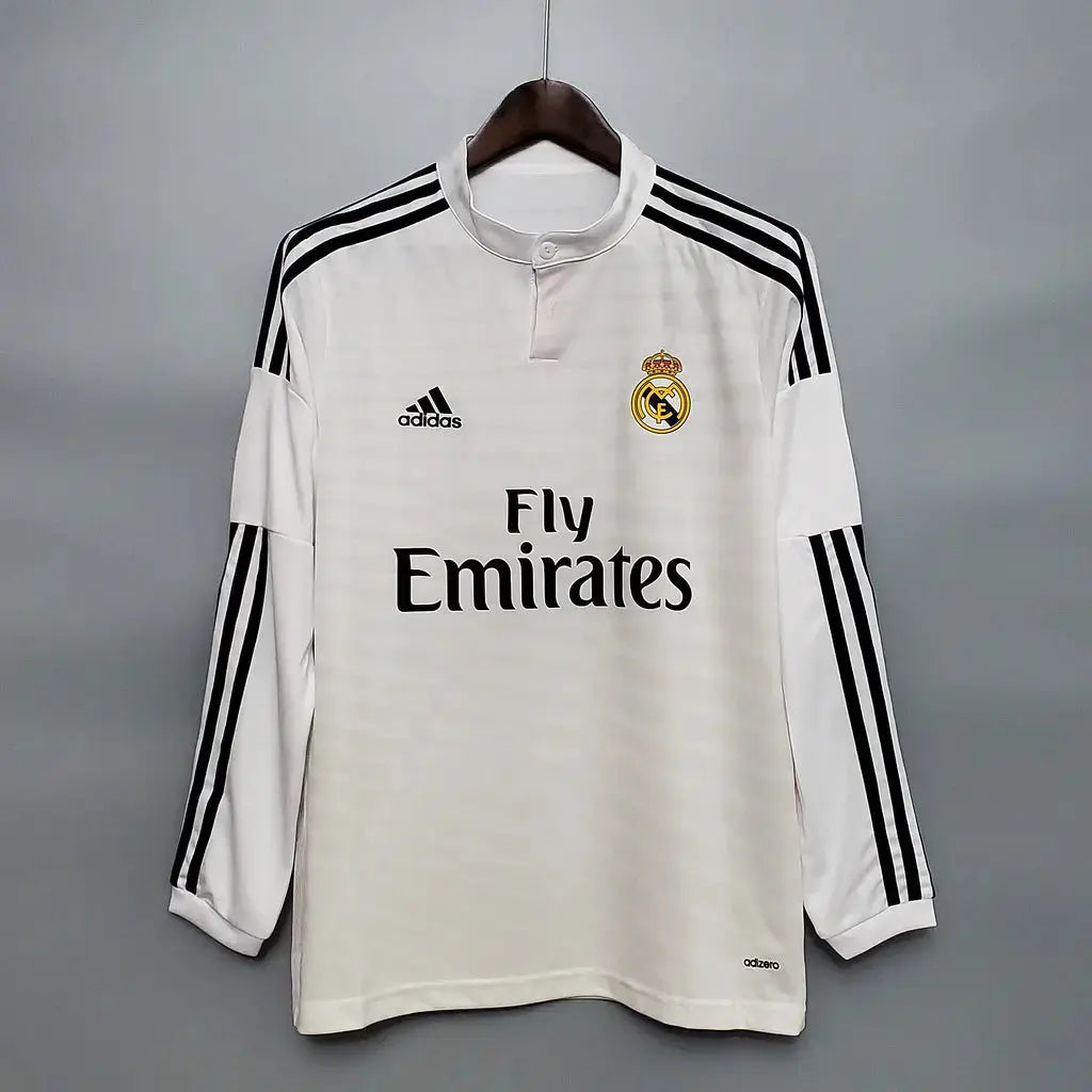 MAILLOT REAL MADRID DOMICILE 2014/2015 VERSION MANCHES LONGUES