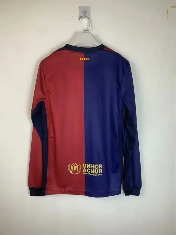 MAILLOT BARCELONE DOMICILE 2024/2025 VERSION MANCHES LONGUES
