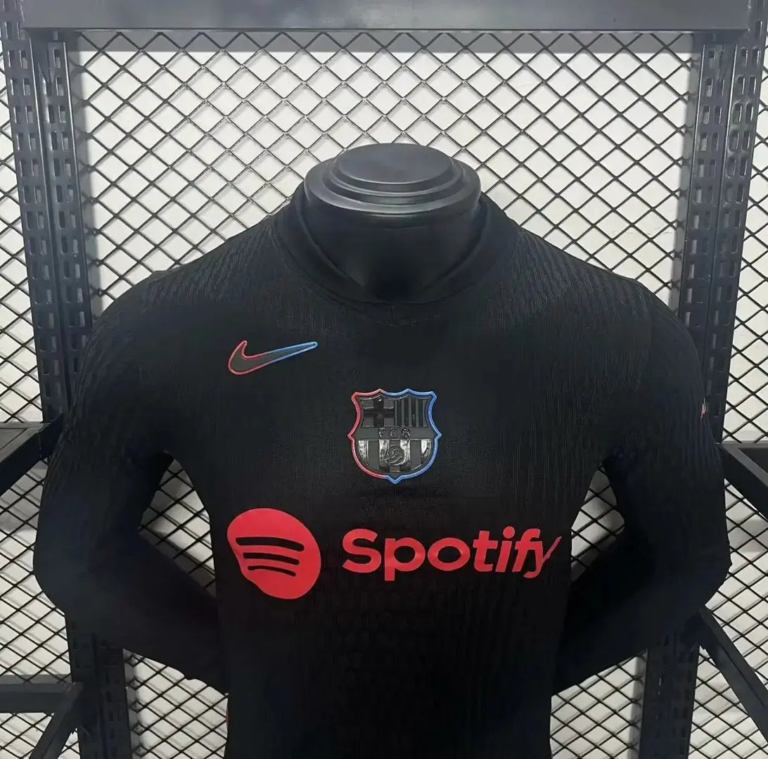 MAILLOT BARCELONE EXTÉRIEUR 2014/2025 VERSION MANCHES LONGUES