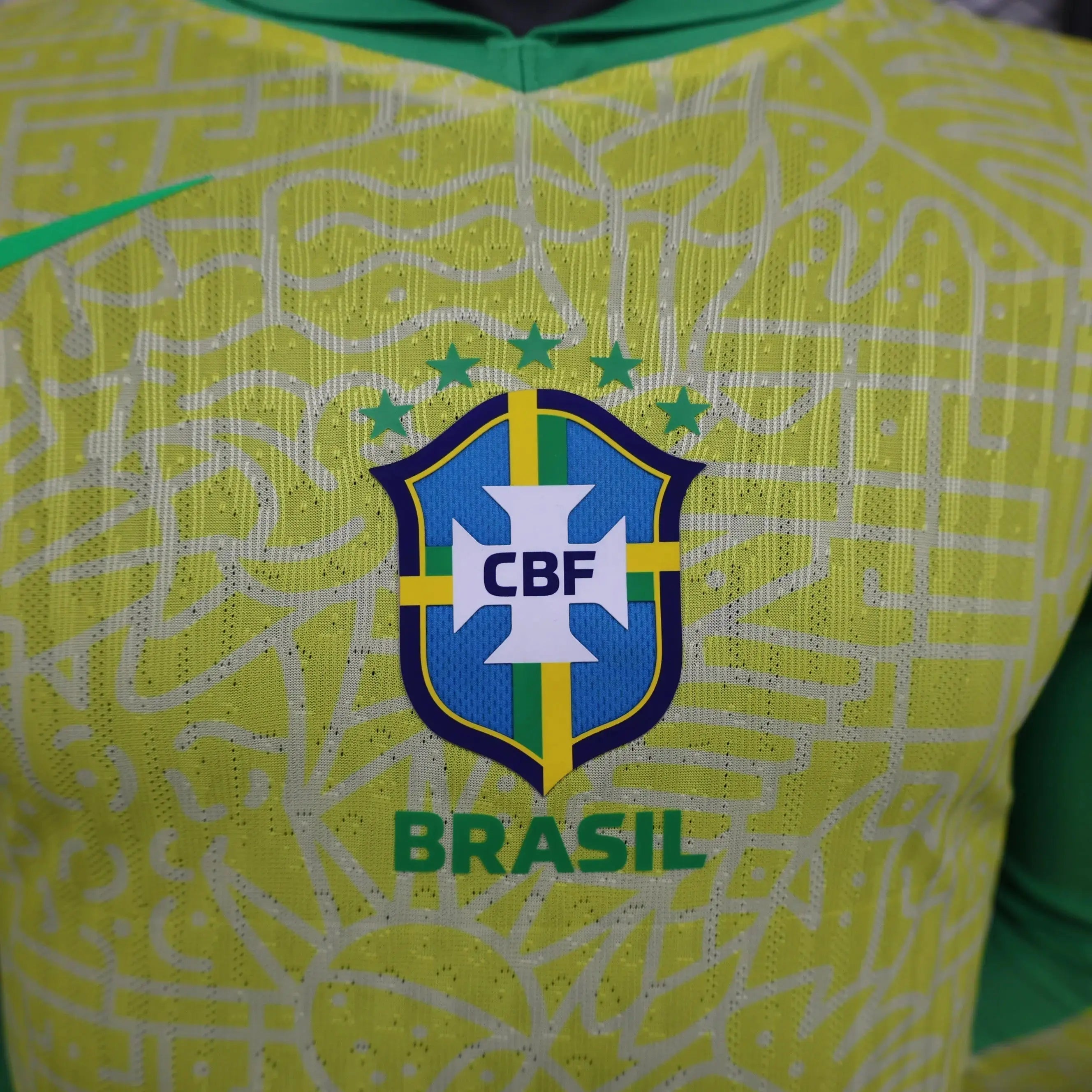MAILLOT BRÉSIL DOMICILE 2024 VERSION MANCHES LONGUES