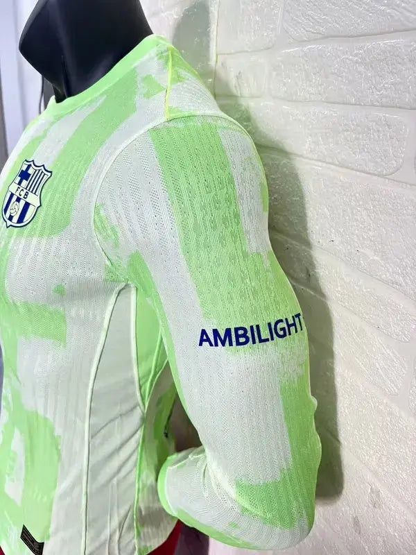 MAILLOT BARCELONE EXTÉRIEUR 2024/2025 VERSION MANCHES LONGUES