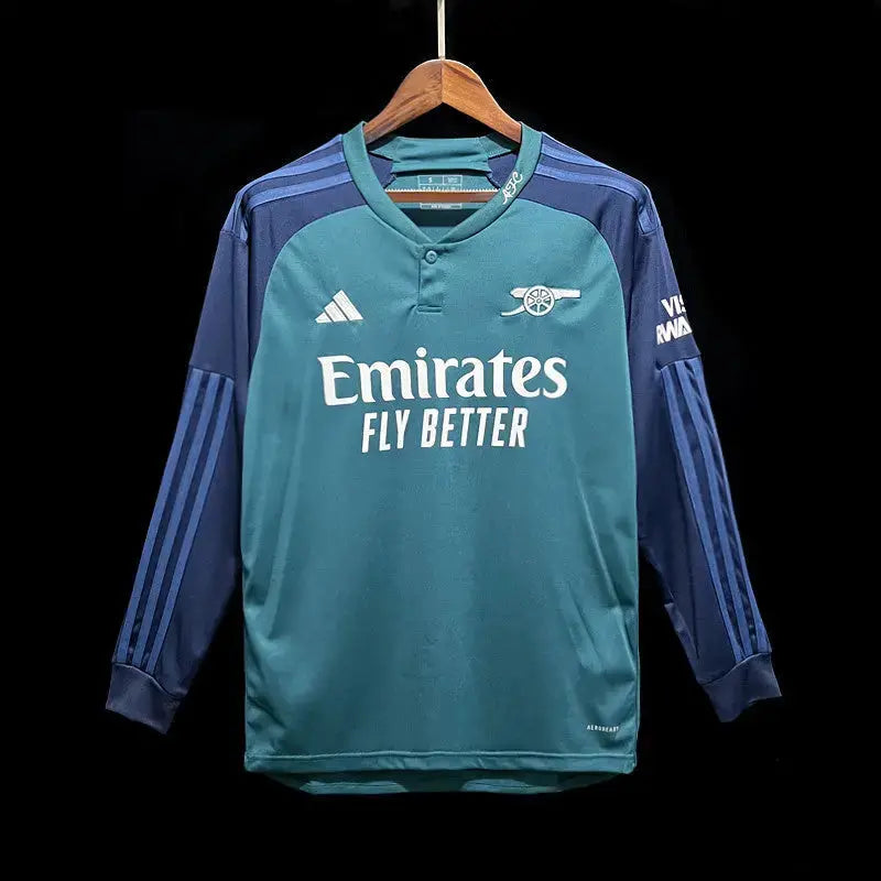 MAILLOT ARSENAL EXTÉRIEUR 2023/2024 VERSION MANCHES LONGUES
