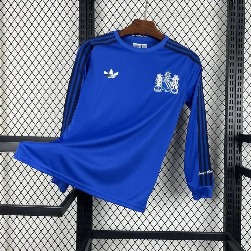 MAILLOT RETRO MANCHESTER UNITED 2024/2025 VERSION MANCHES LONGUES
