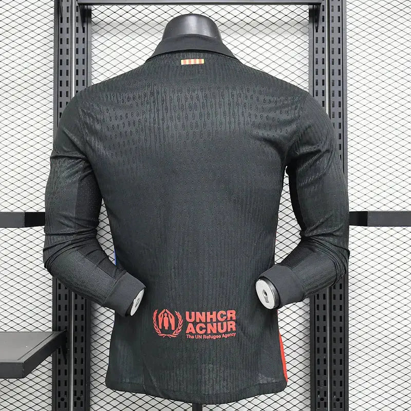 MAILLOT BARCELONE EXTÉRIEUR 2024/2025 VERSION MANCHES LONGUES