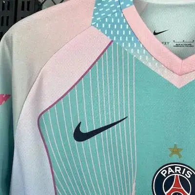 PSG Paris Saint Germain maillot foot concept bleu 2025 2026