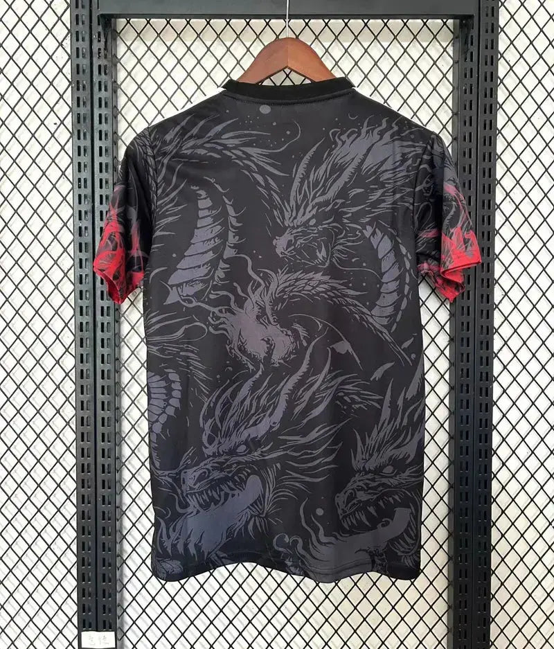 Maillot du Real Madrid " Rouge et Noir " Dragon Edition